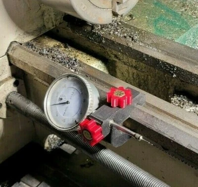Grizzly G0602 and 752 10 x 22 Mini Lathe Dial Indicator Carriage Stop