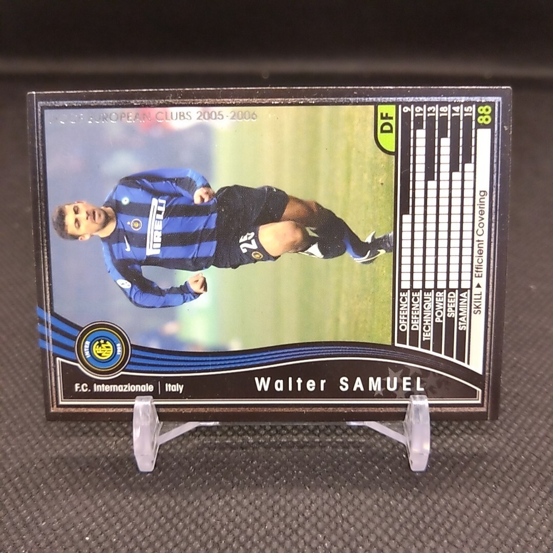 Walter SAMUEL No.197 WCCF Football Soccer card Sports Card