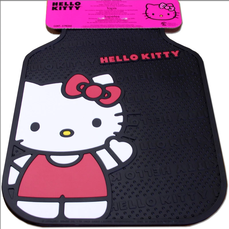 Juego de accesorios alfombrillas de dirección de asiento de coche Hello Kitty Core nuevo para Audi  Foto 3 de 4