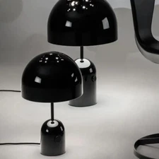 Modern Minimalist Black Chrome LED Lamp | Popular Aesthetic Night Lamp