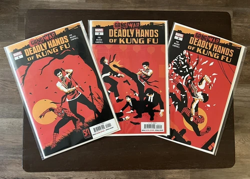 Gang War~ Deadly Hands of Kung Fu 1-3 Complete Comic Lot/Run/Set Marvel NM+🔥