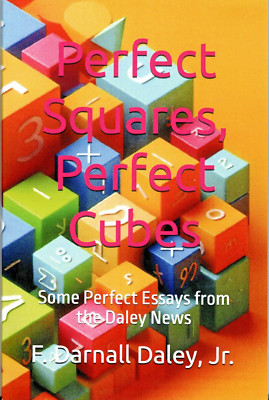 Book - ''Perfect Squares, Perfect Cubes - signed  by the author