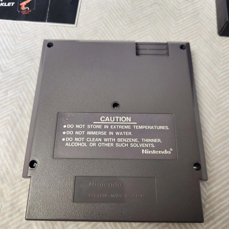 DUCK HUNT - NES - CIB - Circle Seal - Complete! Hang Tab Black Box 5 screw - Image 3 of 4