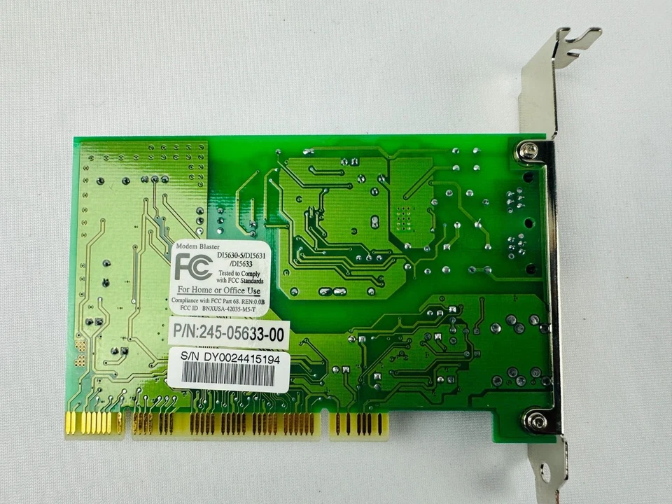 Creative Broadxent 245-05633-00 DI5630-5/DI5631/DI5633 Fax Modem Blaster Card - Image 4 of 4