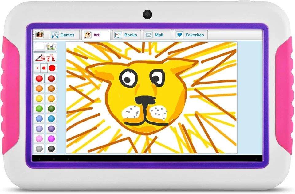 Ematic FTABCP-2 4GB FunTab 2 Multi-Touch 7" Tablet for Kids (Pink)- New - Image 2 of 4