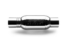 Aero Exhaust Exhaust Muffler - Aero Turbine Performance Muffler Polished 304 Gra