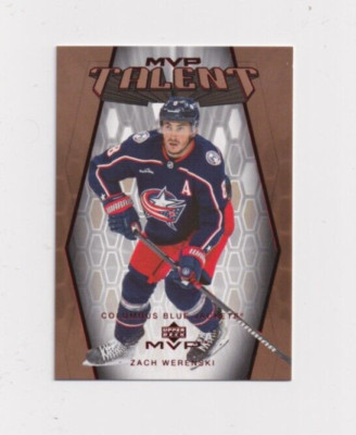 2023-24 Upper Deck MVP 20th ANNIVERSARY MVP TALENT # MT2 Zach Werenski Jackets