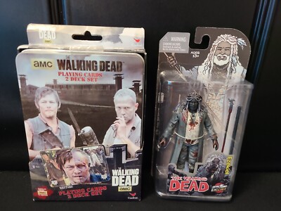 McFarlane Toys: The Walking Dead EZEKIEL 5'' Action Figure Skybound Excl. + Cards