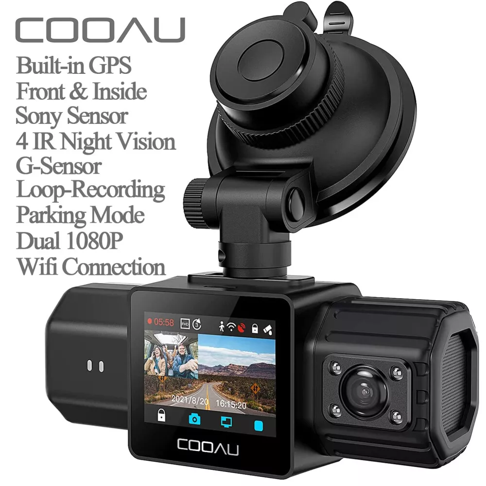  Dash Camera for Cars Front Recorder with SD Card