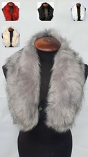 MODA SINTETICO VOLPE COLLO PELLICCIA FOX  SCIARPA MORBIDI Inverno scialle stola