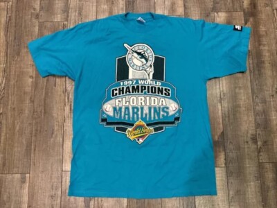 1997 Vintage Florida Marlins World Series Championship Starter T