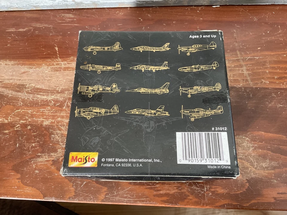 Avión de la Fuerza Aérea Maisto Die Cast 1997 edición especial #158 nuevo sellado Foto 3 de 4