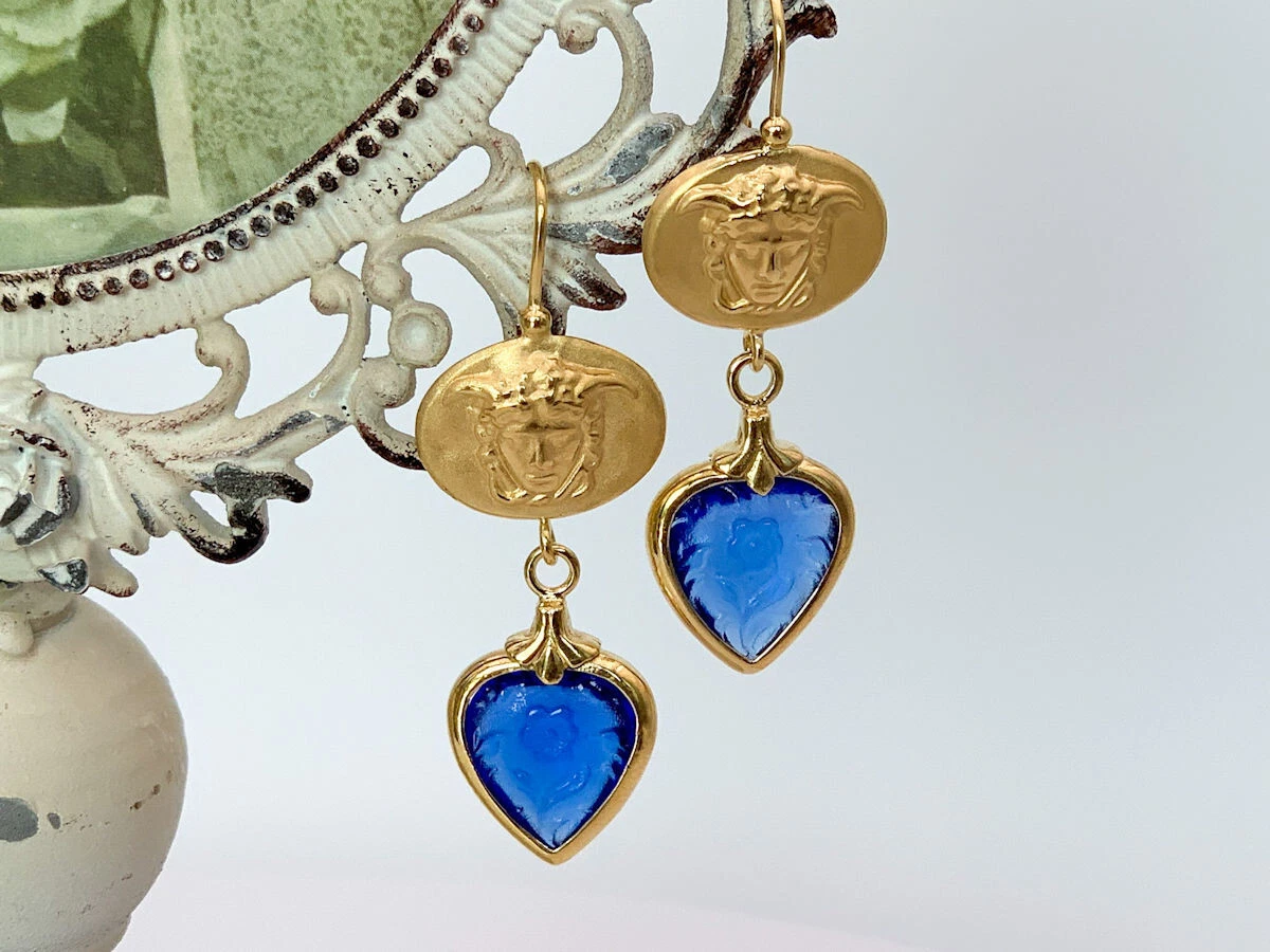 Cameo clearance earrings ebay
