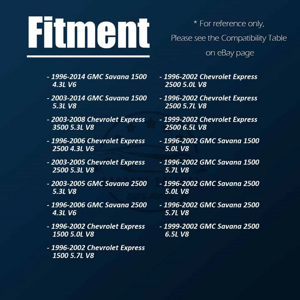 Power Steering Pump For 2009-2016 GMC Savana 4500 6.0L - Imagem 3 de 3
