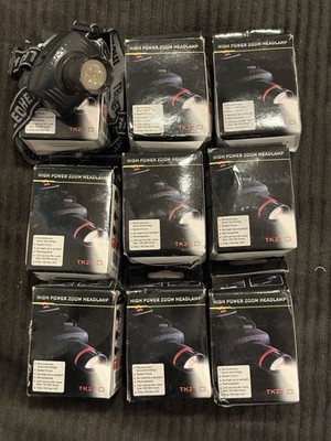 2x High Power Zoom Headlamp - LED 3 Levels