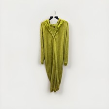 The Grinch Adult Size Large One Piece Pajamas Costume Size L Zip