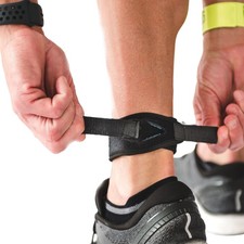 Ankle Brace For Achilles Tendonitis, Support Strap For Sports, Black