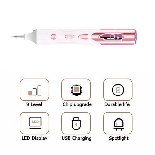 9 Level Skin Tag Remover Laser Pen Spot Mole Freckle Tattoo Removal Machine - Picture 12 of 14