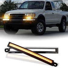 Switchback White/Amber LED Front Side Marker Headlight Daytime Running Lamp A...