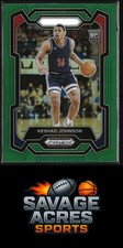 Keshad Johnson 2024 Panini Prizm Draft Picks Prizms Green #66 RC