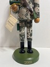 Wooden Limited Edition Nutcracker Camo Military Soldier 2009 14" — photo 5