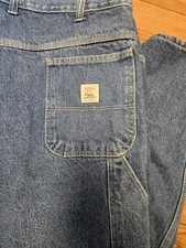 Pointer Brand Denim Dungarees Carpenter Pants 58X30 Made In USA B