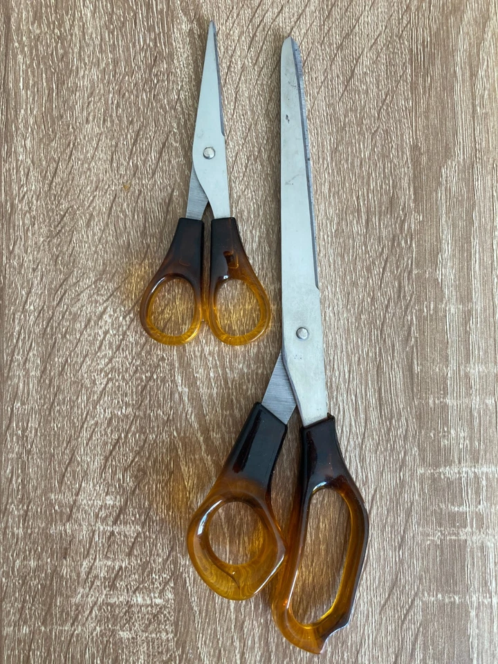 5tlg Schneide-Werkzeug 3 Ciseaux Ouvre-Lettre Ancien Acier Outil Pince 5in1 - Photo 2/4