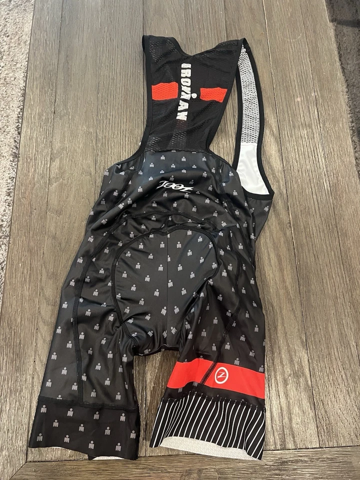 Mens Zoot Ironman Triathlon Aero Racing Padded Cycling Bib Shorts M New - Image 2 of 2