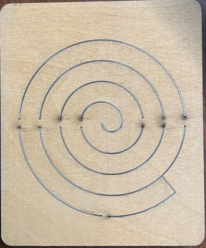 Ellison Surecut Wooden Die Large, 4-7/8" x 5-7/8" - Spiral