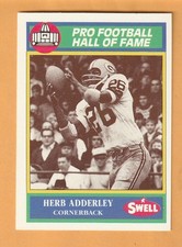 Herb Adderley Green Bay Packers 1990 Swell Greats #103 Michigan State Spartans