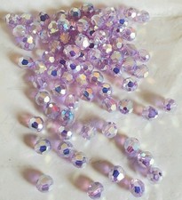 Swarovski 5000 6mm, Round beads, Violet AB Full Coat 12pcs 