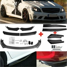 8pcs Front Bumper Lip Spoiler Splitter Bodyside Skirtrear Fits For Universal 8pcs Front Bumper Lip Spoiler Splitter Bodyside Skirtrear Fits For Universal