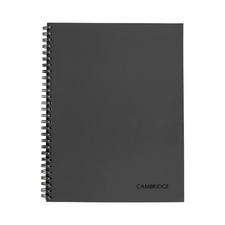 Cambridge Limited Wirebound Meeting Notes Business Notebook: 6-5/8 in. x 9-1/2 i