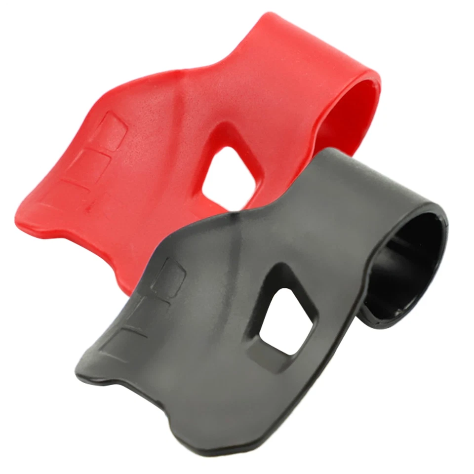 3PC Throttle Mounted Motorcycle Cruise Assist Wrist Hand Grips Handle Black/Red - Image 2 of 4