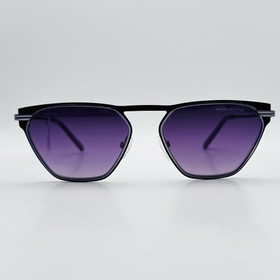 Daniel Hechter Sonnenbrille Damen eckig lila schwarz cateye Mod. DHS218-7 NEU