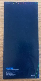 Vectrex The High Performance Machine Manual - Original/Authentic  98221-053