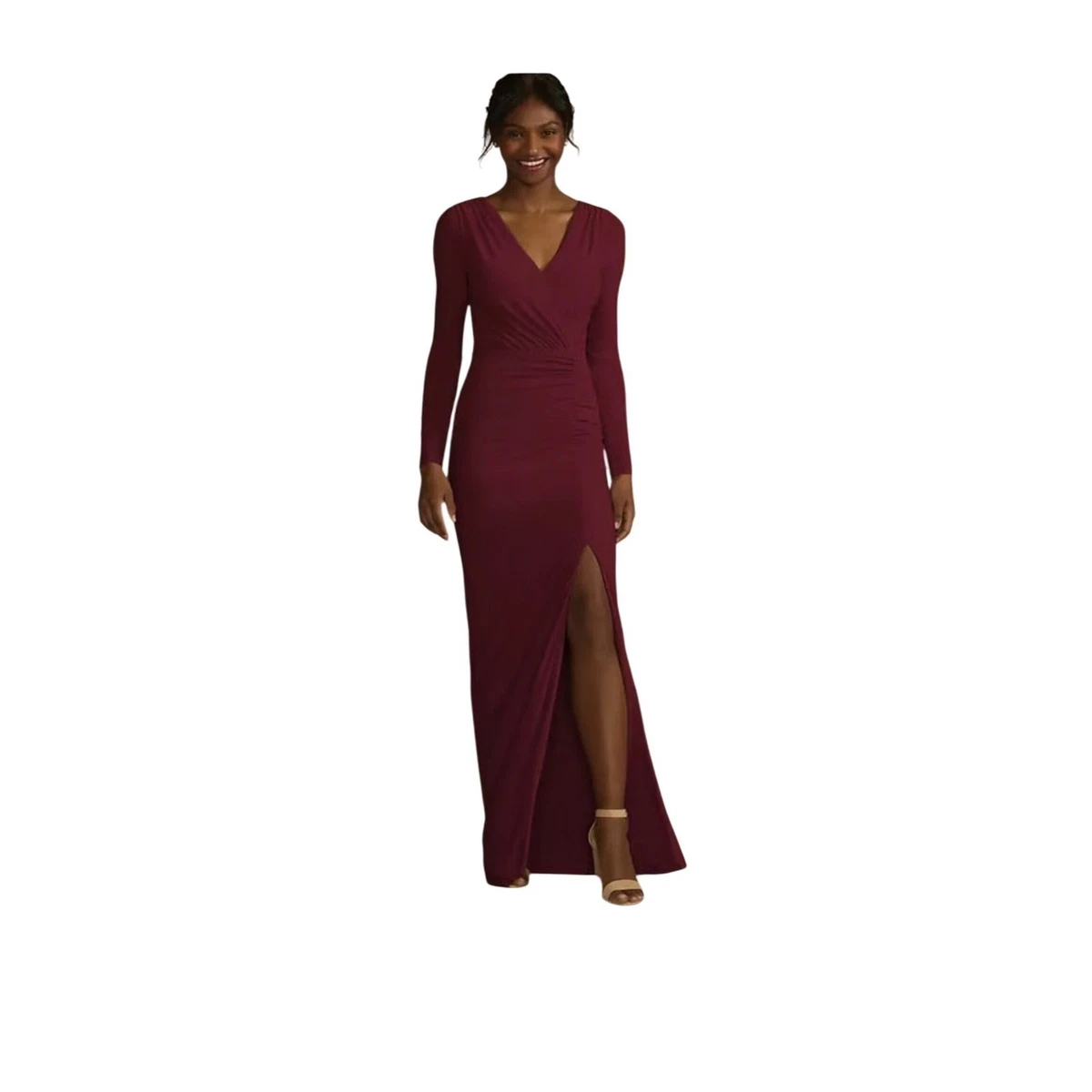 david's bridal long sleeve bridesmaid dresses David's Bridal Plus Bridesmaid Dresses for sale