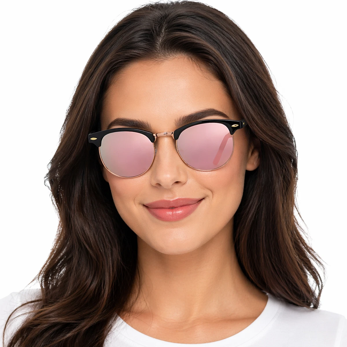 ASVP Shop Designer Sonnenbrille Hornbrille Retro Vintage UV400 Schwarz