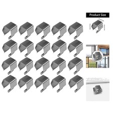 20 Pcs Stainless Steel Screen Repair Clips - Easy Install Window Solutions