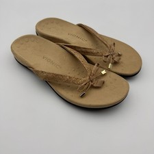 Vionic Bella II Sandal Sz 9.5 Beige Bow Ortho...