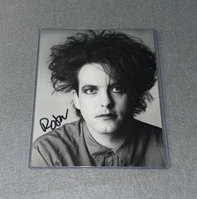 ROBERT SMITH THE CURE SIGNED AUTOGRAPHED 8X10 BLACK & WHITE PHOTO COA