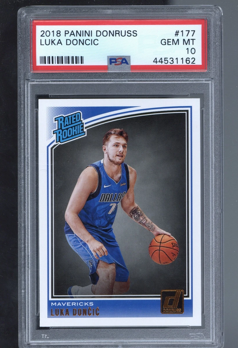 Luka Dončić 10 Graded Basketball Rookie Sports Trading Cards