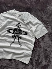 Vivienne Westwood Anglomania classic t-shirt gold foil jeans orb M