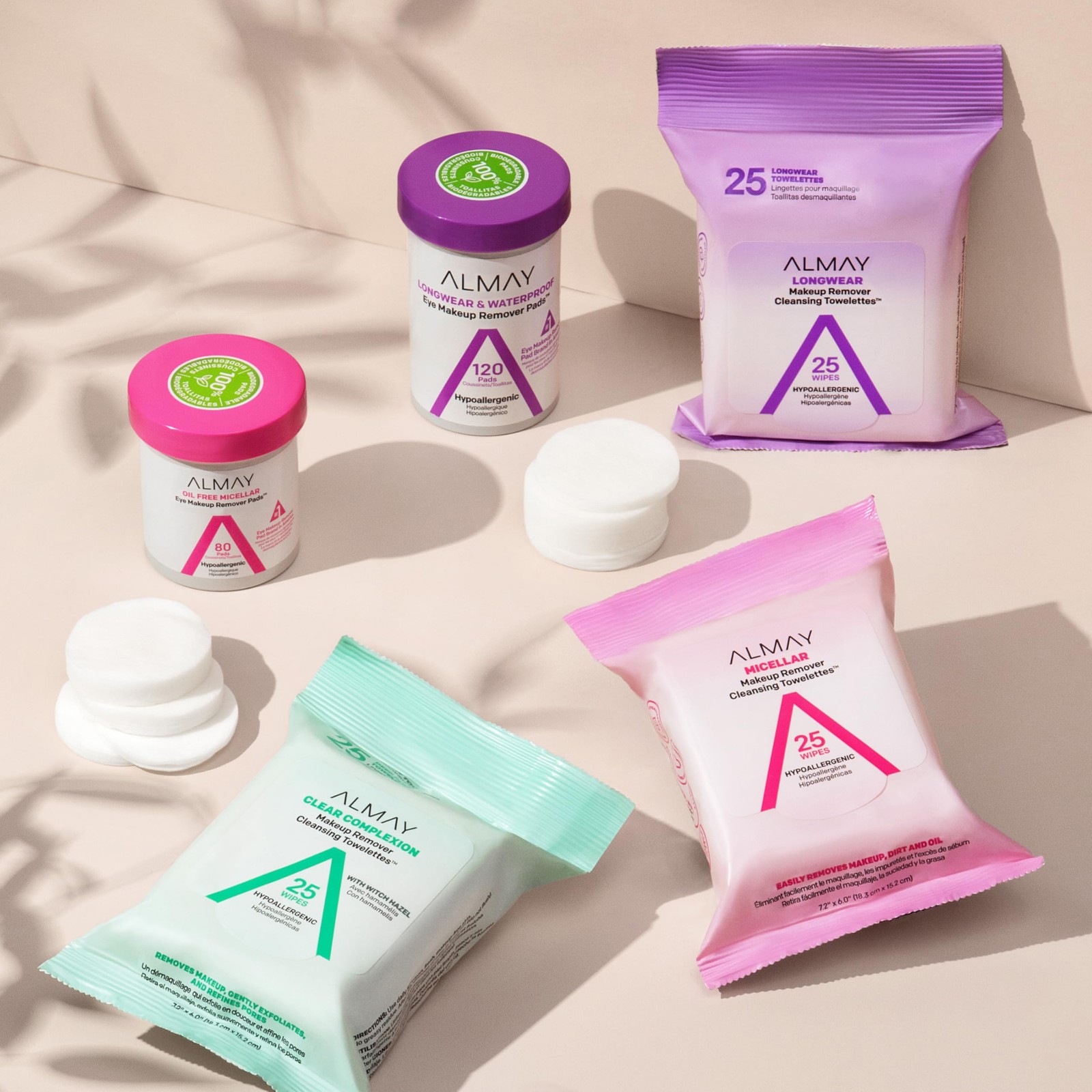 Eye Makeup Remover Pads, Longwear  Waterproof, Hypoallergenic, Fragrance-Free...