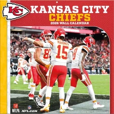 Turner Licensing NFL Kansas City Chiefs 2026 Wall Calendar  12'' X 12''  12 Mo.