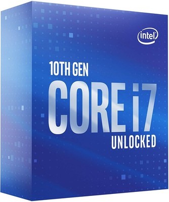 INTEL CPU BX8070110700K Core i7-10700K processor, 3.80GHz , 16MB cache, 8 cores