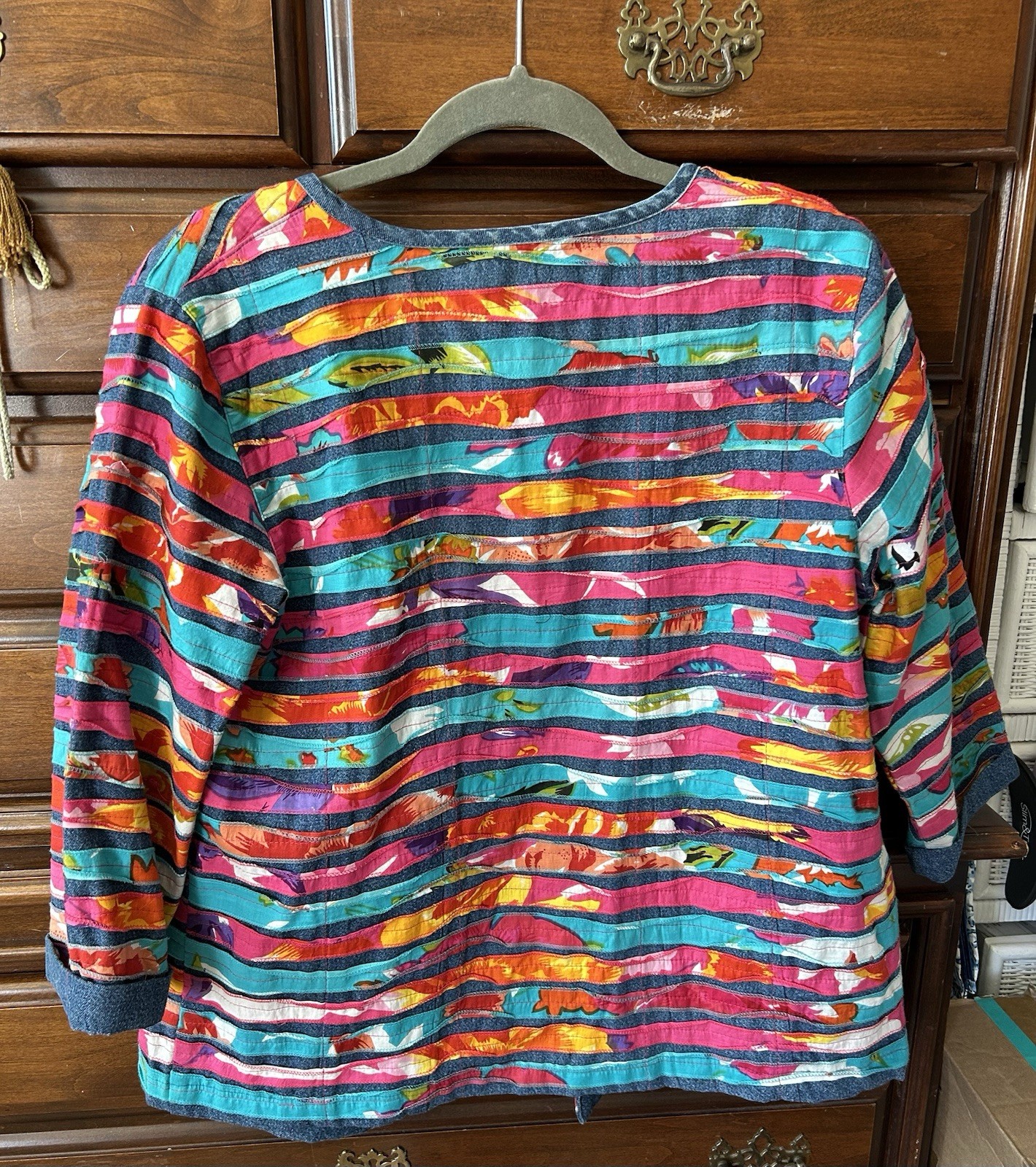 Choice Women's Basic Abstract Rainbow Jacket Size… - image 2