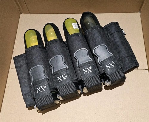 Paintball NXe Harness Pod Pack 4 Pods Extreme Rage 32 Degrees See Photos!