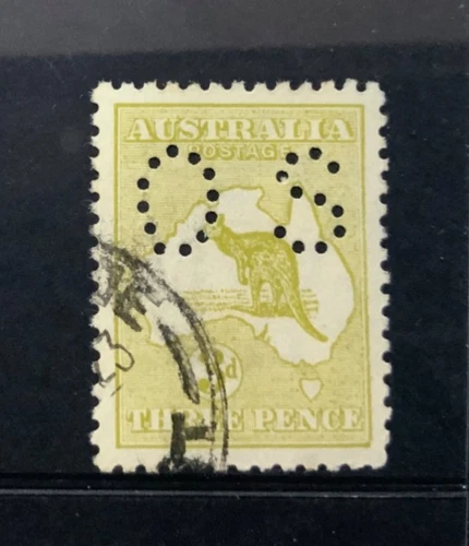 KANGAROO :  3d die 1 3RD WMK    Perf OS. F.USED.,.,.,.
