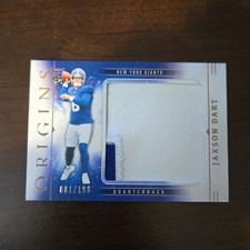 Panini 2025 Origins Rookie Jumbo Jerseys Jaxson Dart Giants 001/199 NFL Card